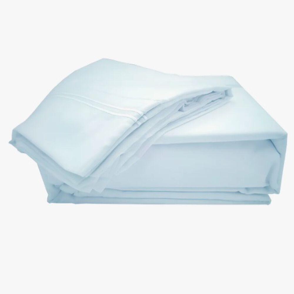 Juego De S&aacute;banas 1800 Hilos Celeste 2 Plazas image number 0.0