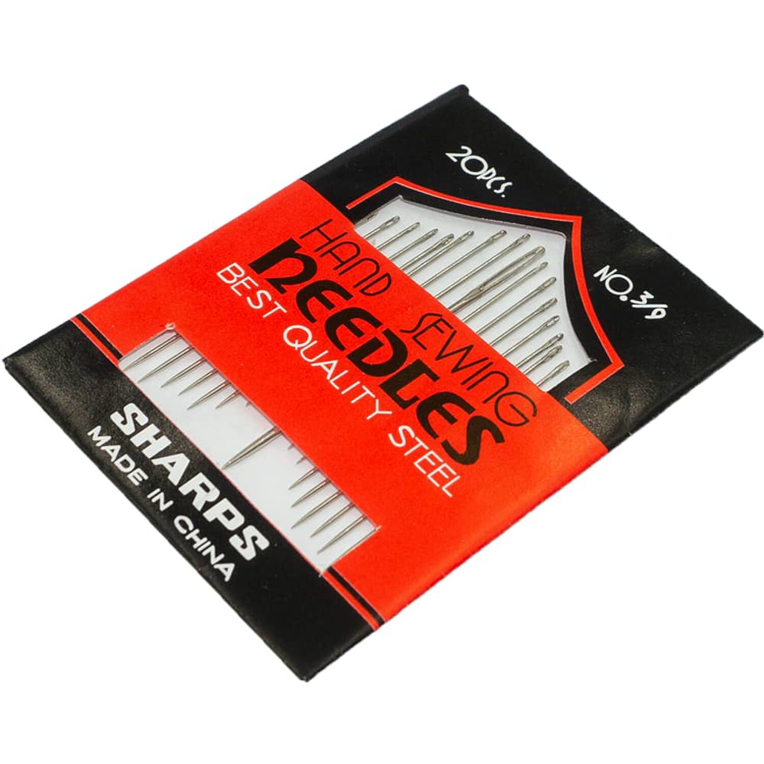 Agujas 3/9 Para Coser Sharps 3/9 Sobre 20 Uds image number 0.0