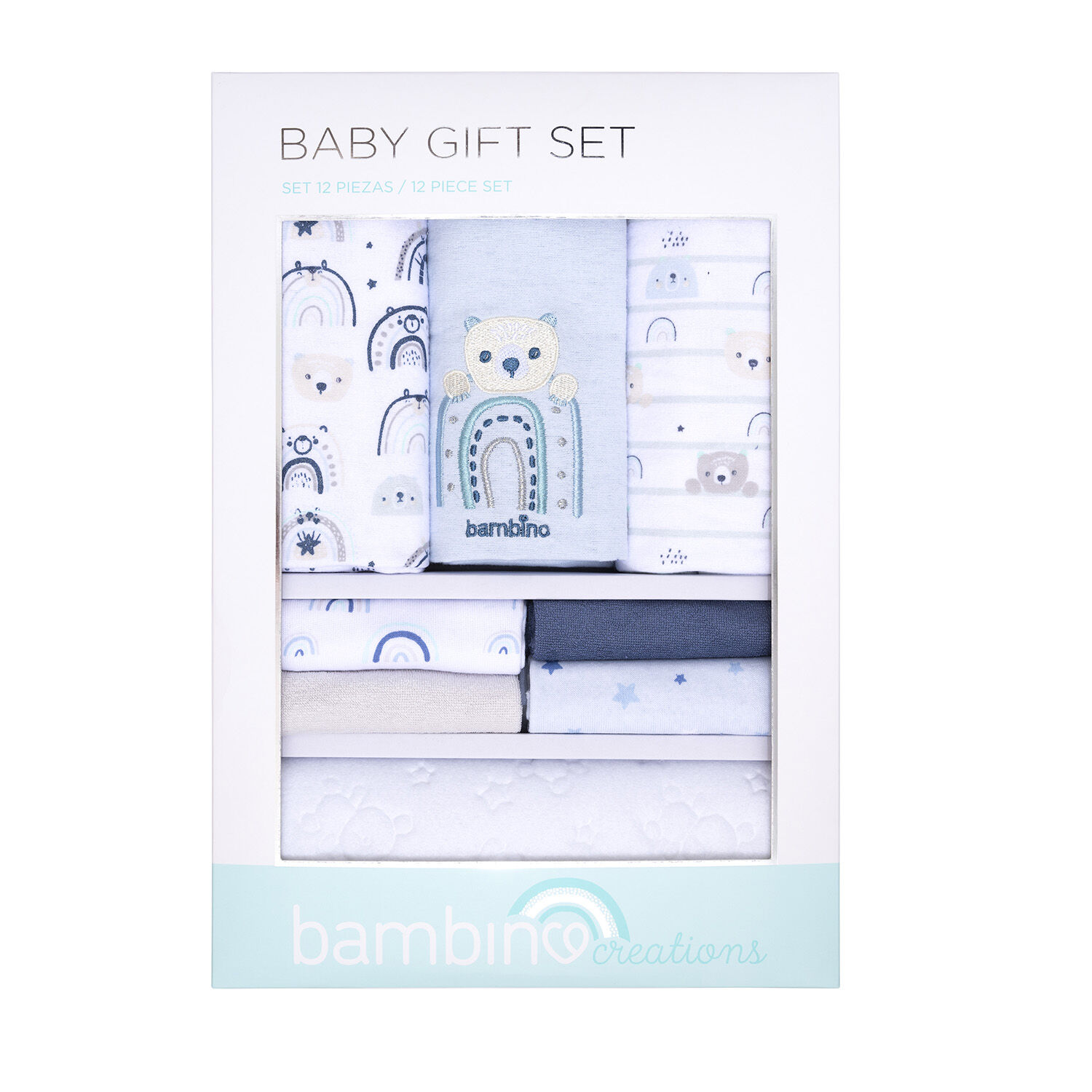Baby Gift Bambino Celeste Oso Ni&ntilde;o image number 0.0
