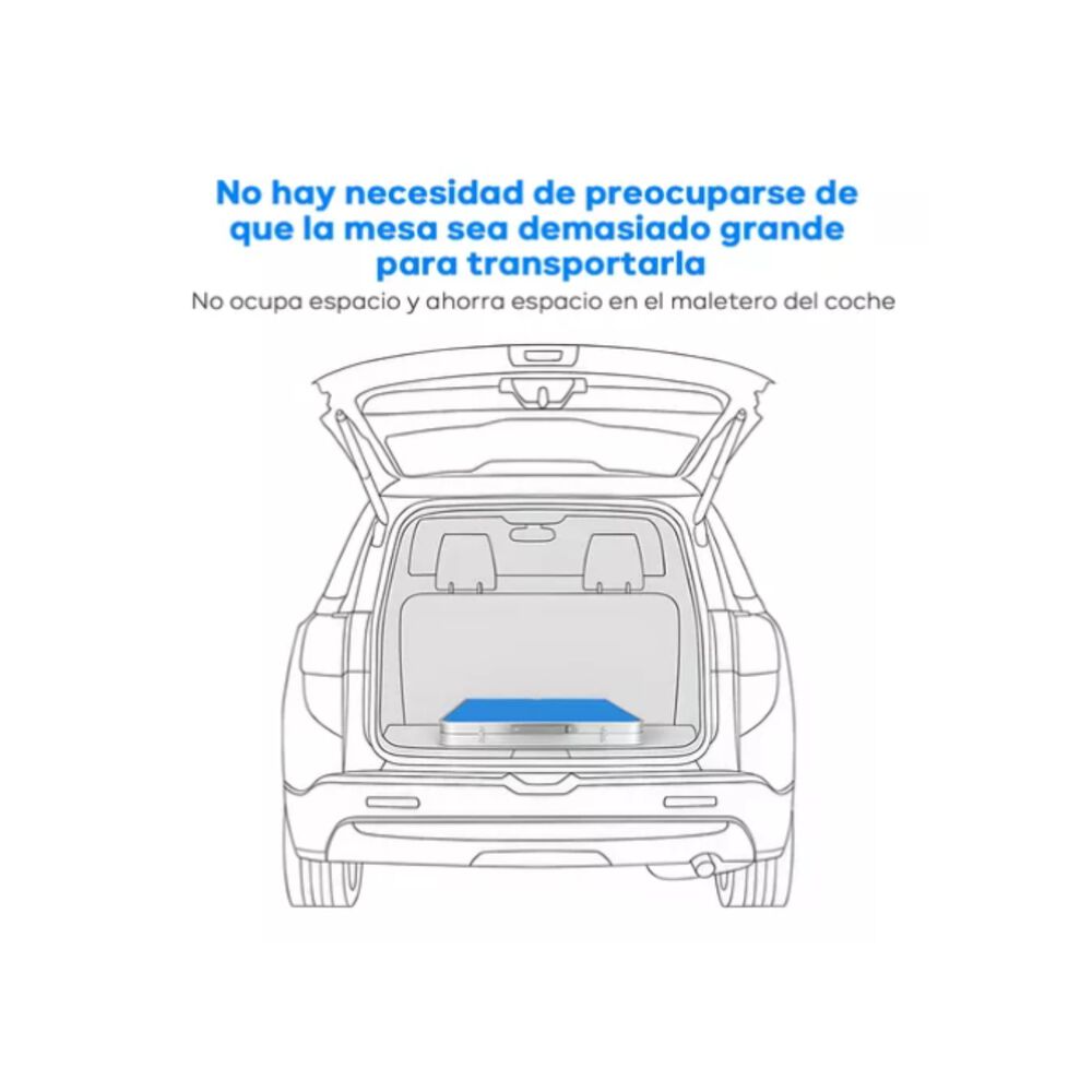 Mesa Plegable Port&aacute;til 4 Sillas De Aleaci&oacute;n Aluminio Camping image number 1.0