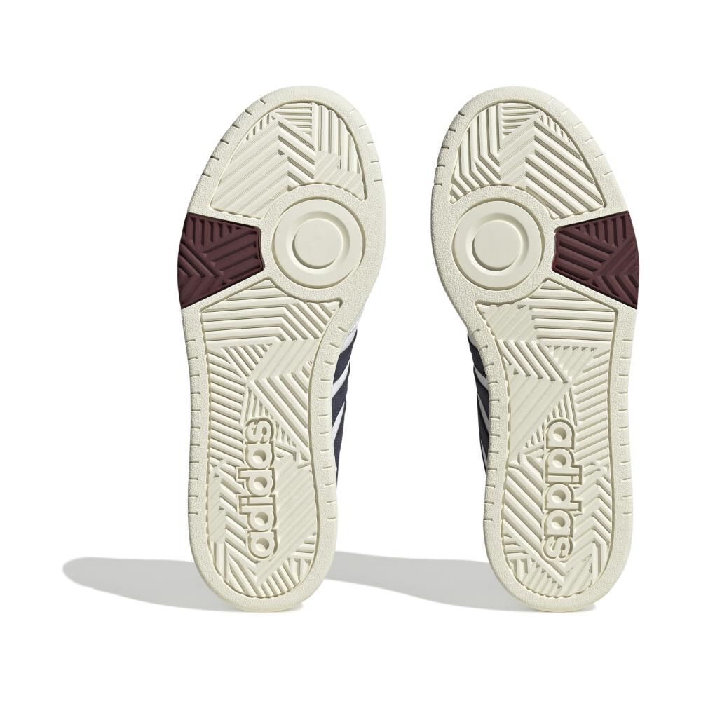 Zapatilla Urbana Hombre Adidas Hoops 3.0 Blanco image number 3.0
