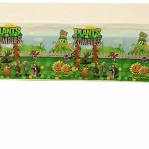 Mantel Cumpleaños Decoración Mesa Plantas Vs Zombie
