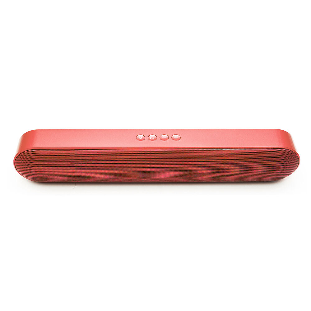 Barra De Sonido Parlante Bluetooth Portátil 10w Rojo - Ps image number 0.0