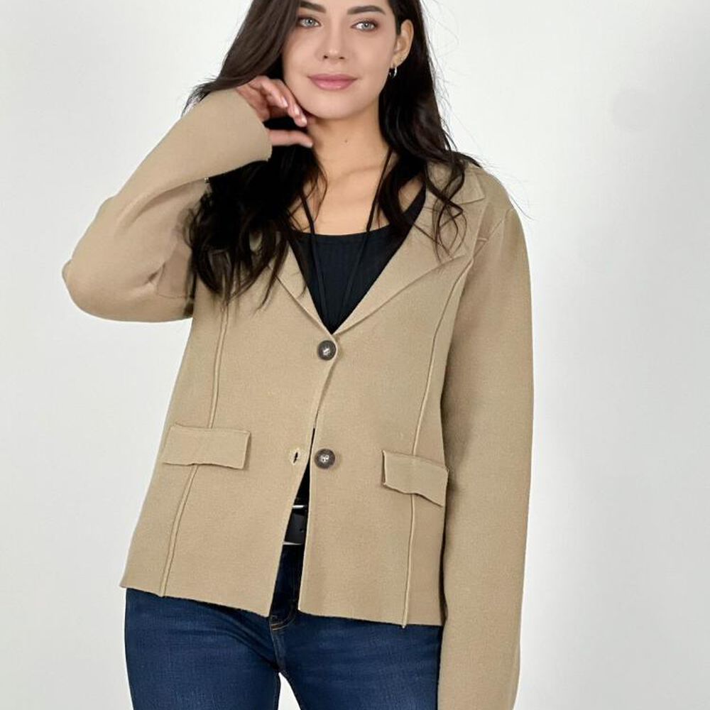 Blazer Cuello V 2 Botones image number 5.0