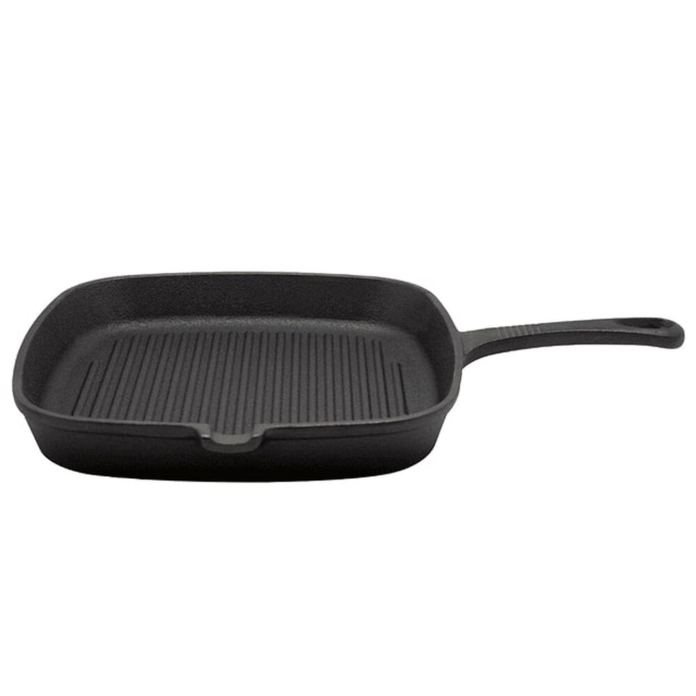 Sartén Grill Pan Hierro Fundido 24cm Black Bull Cocina Asado image number 1.0