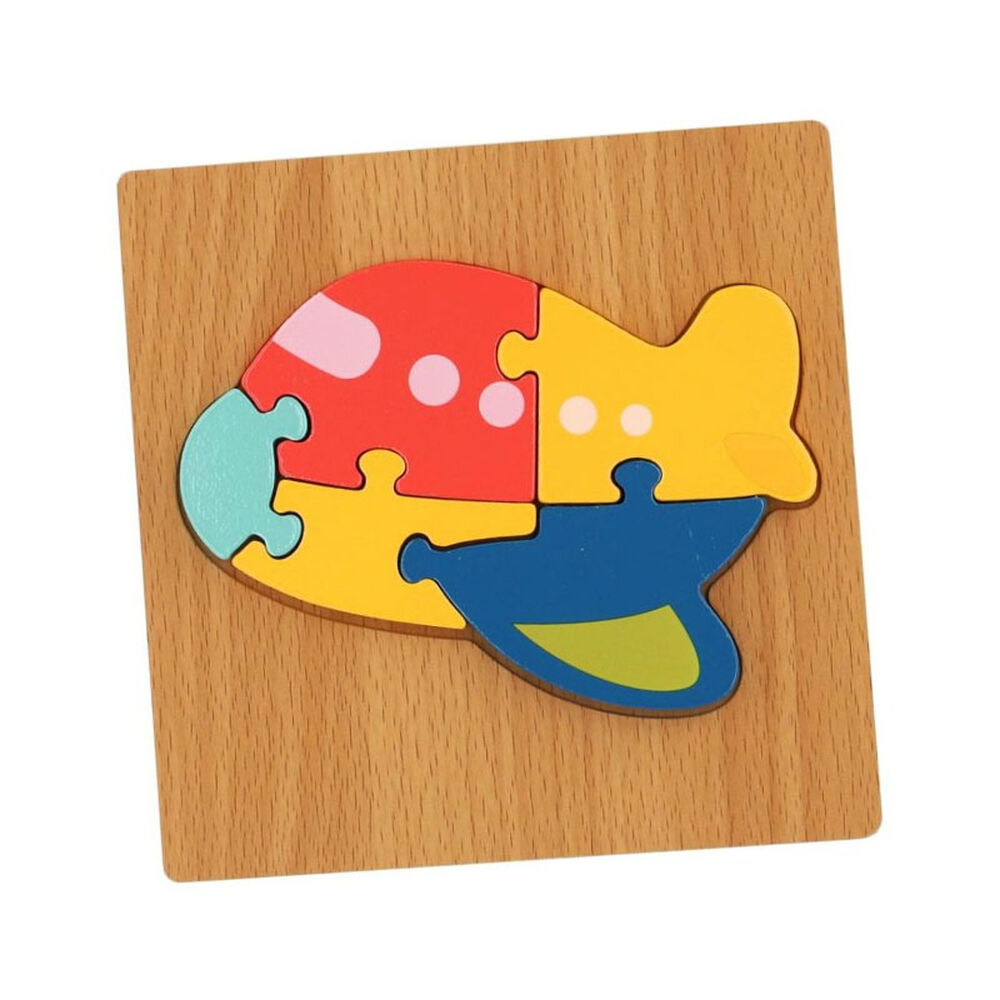 Puzzle Rompecabeza De Madera Encaje Didactico 15x15cm Ni&ntilde;os Tortuga image number 0.0