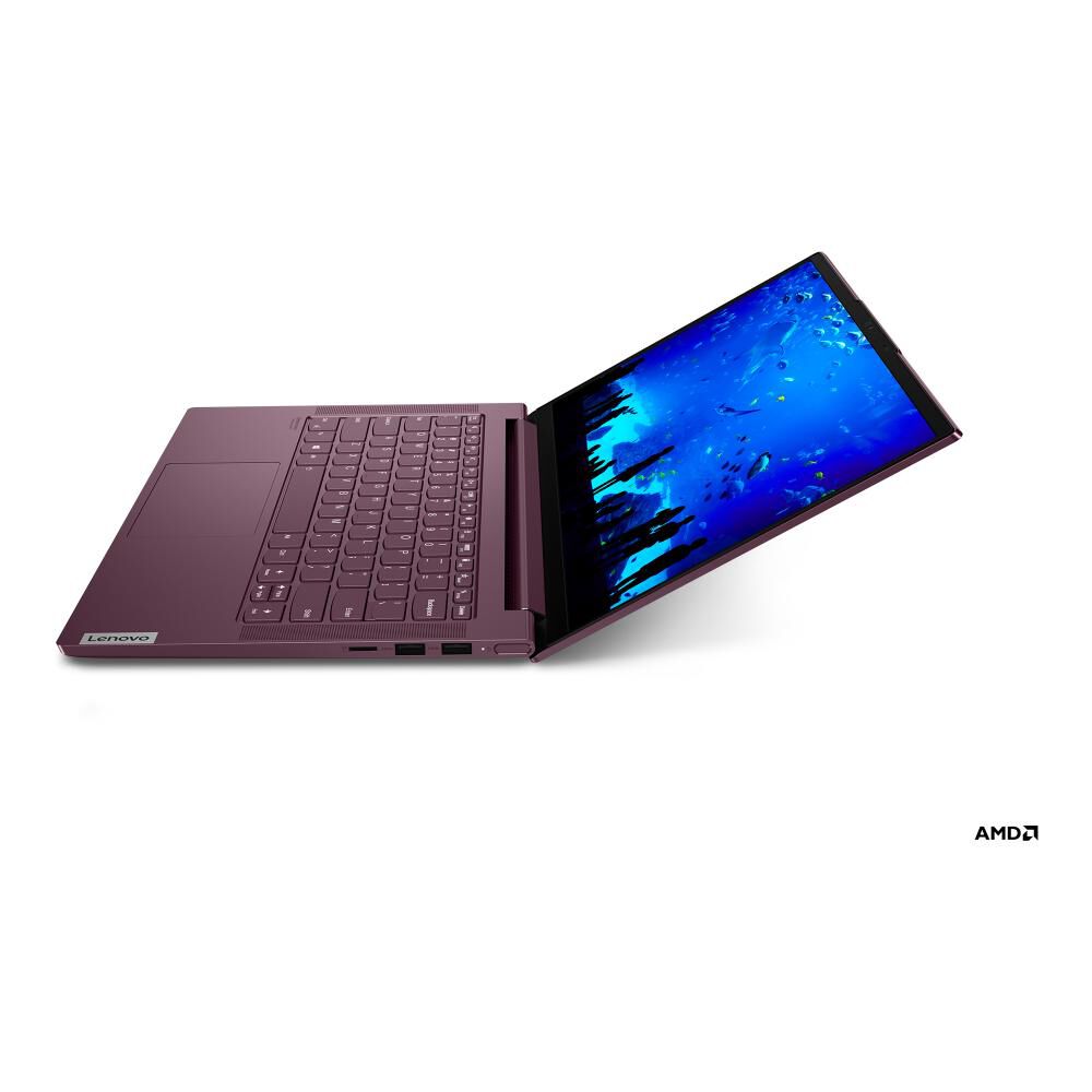 Notebook Lenovo Yoga Slim 7 / Orchid / Amd Ryzen 5 / 8 Gb Ram / Amd Radeon Graphics / 256 Gb Ssd / 14 " image number 6.0