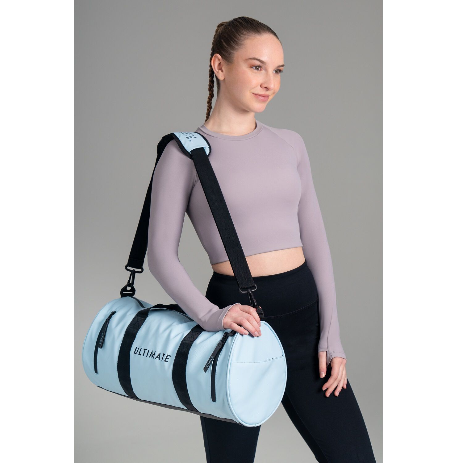 Ultimate Top Ml Sport Mujer Raglan Cool Gray - L image number 3.0