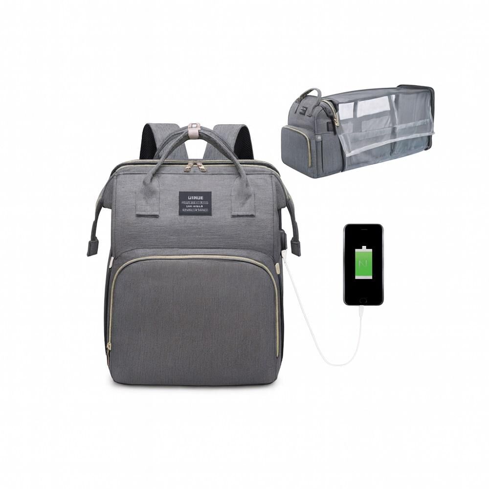 Mochila 3 En 1 Pañalera Cuna Y Mudador Portátil Para Bebés image number 0.0