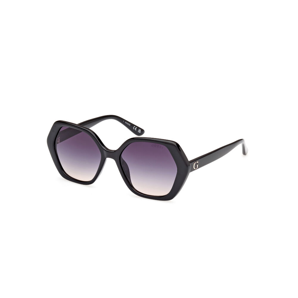 Lentes De Sol Negro Brillante Degradé Guess image number 1.0