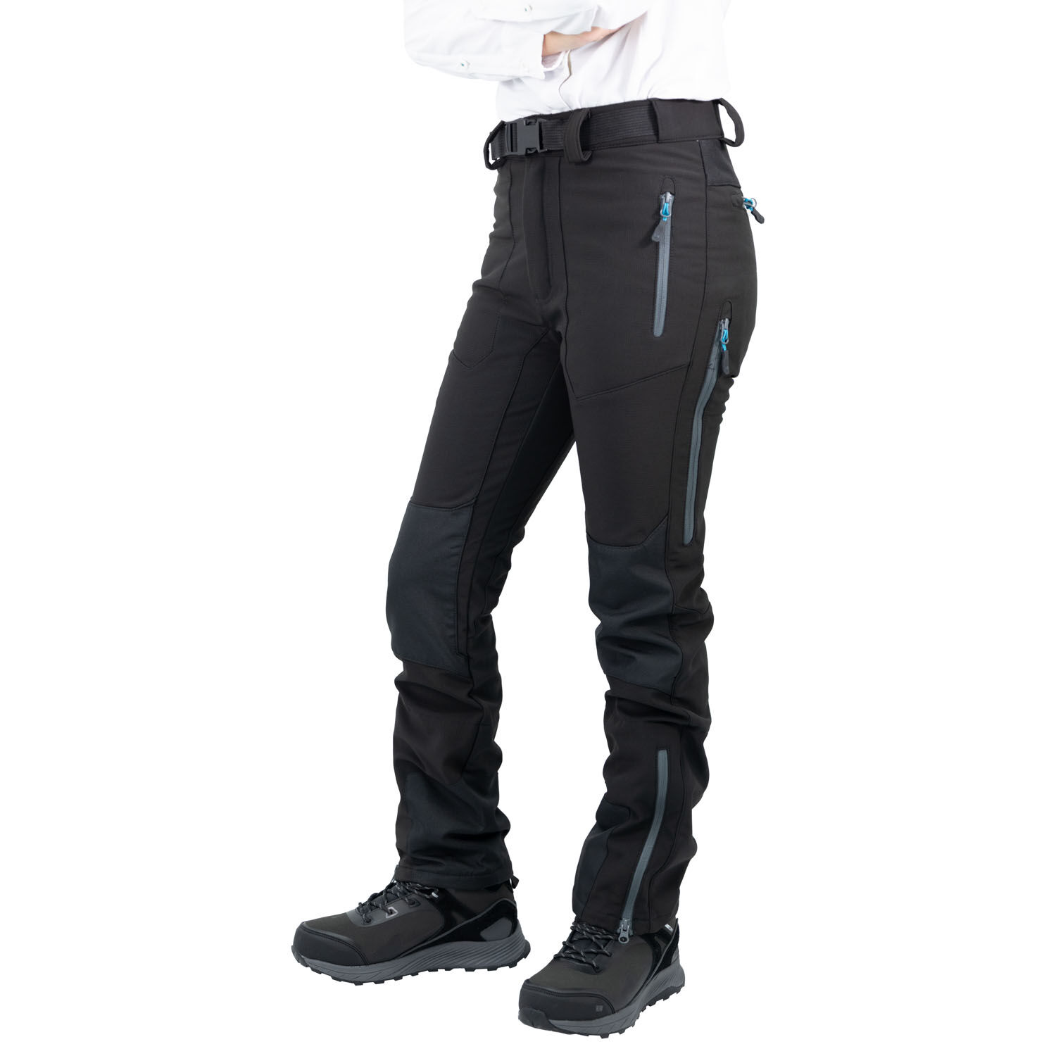 Pantal&oacute;n T&eacute;rmico Hw Wolverine Antiacido Negro Mujer image number 2.0