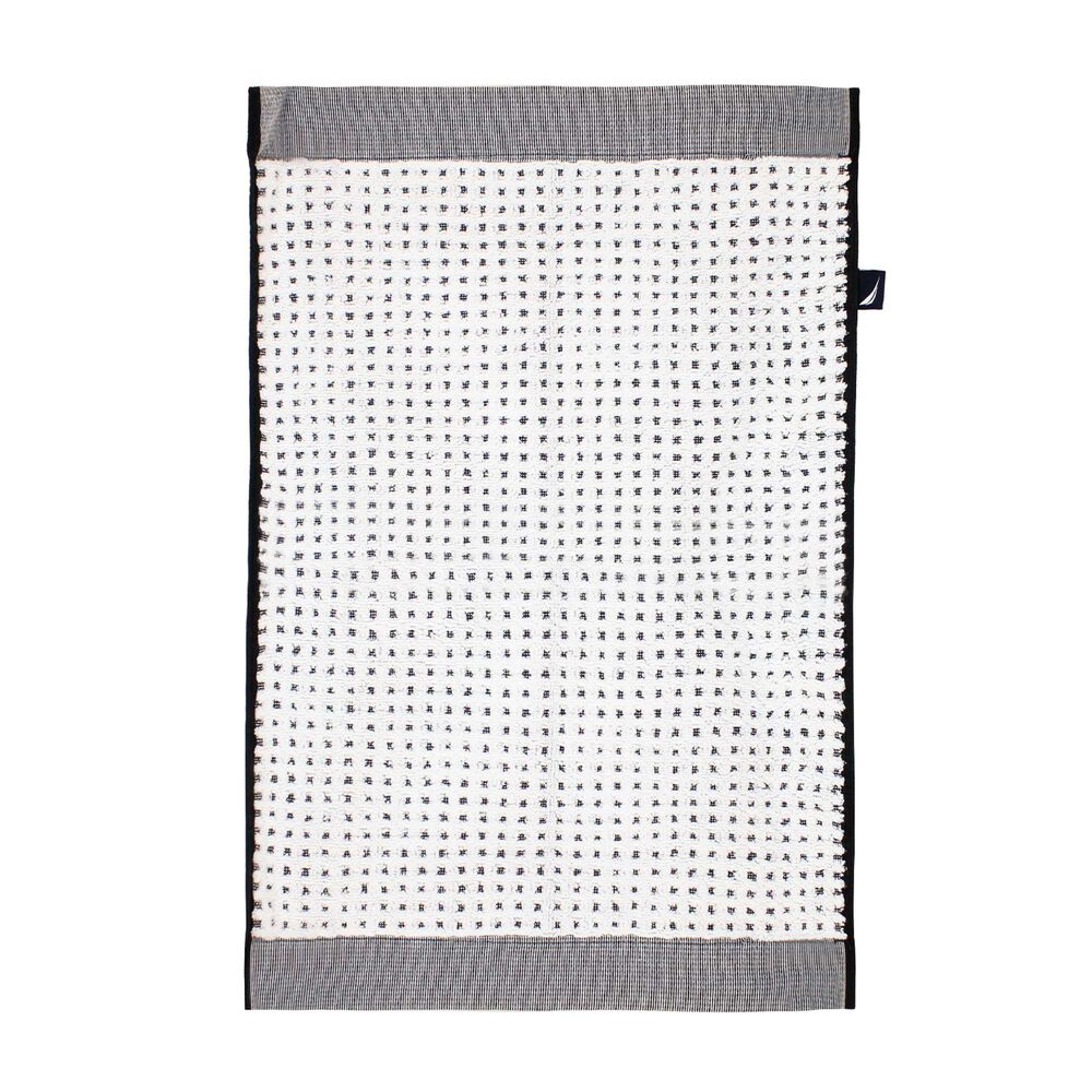 Toalla De Manos Mara Nautica Home 40x60cm Blanca-negra image number 4.0