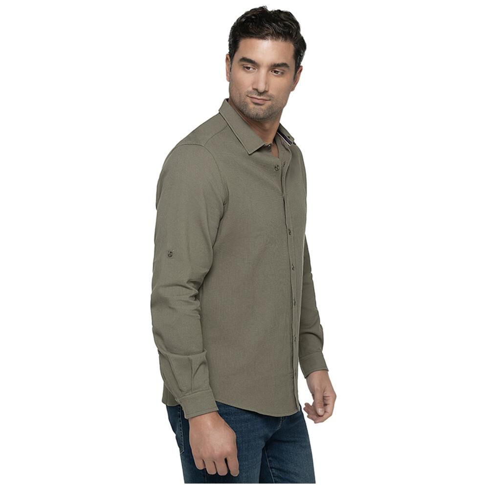Camisa Texturizada Manga Larga Hombre Panama Jack image number 2.0