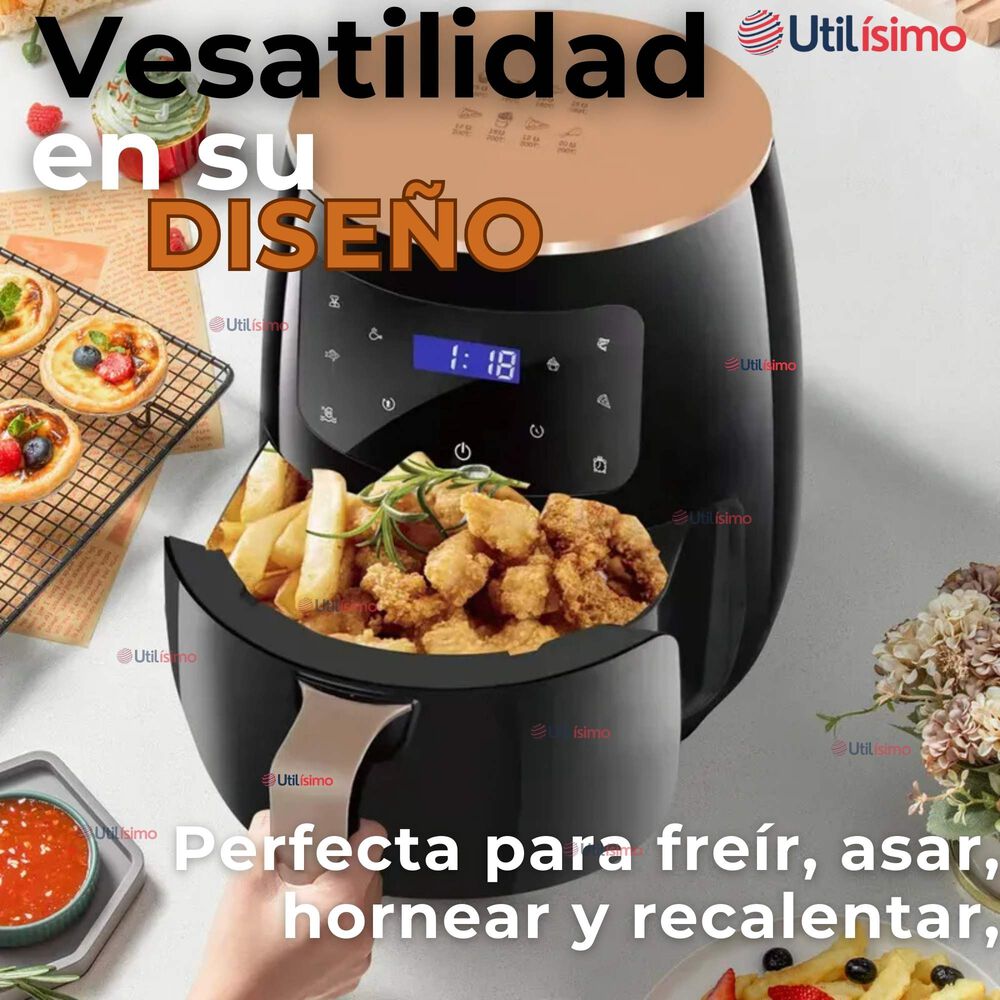 Freidora De Aire Digital 6 Litros 2400w Air Fryer Premium image number 6.0