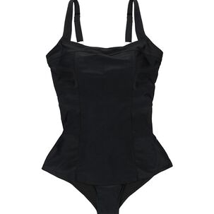 Traje De Baño Estilo Falda Color Negro
