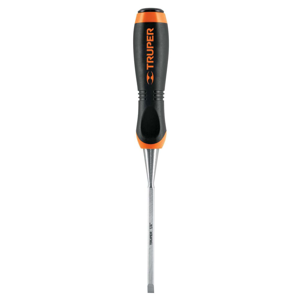 Formón Mango Confort Grip 1/4" - Truper image number 0.0