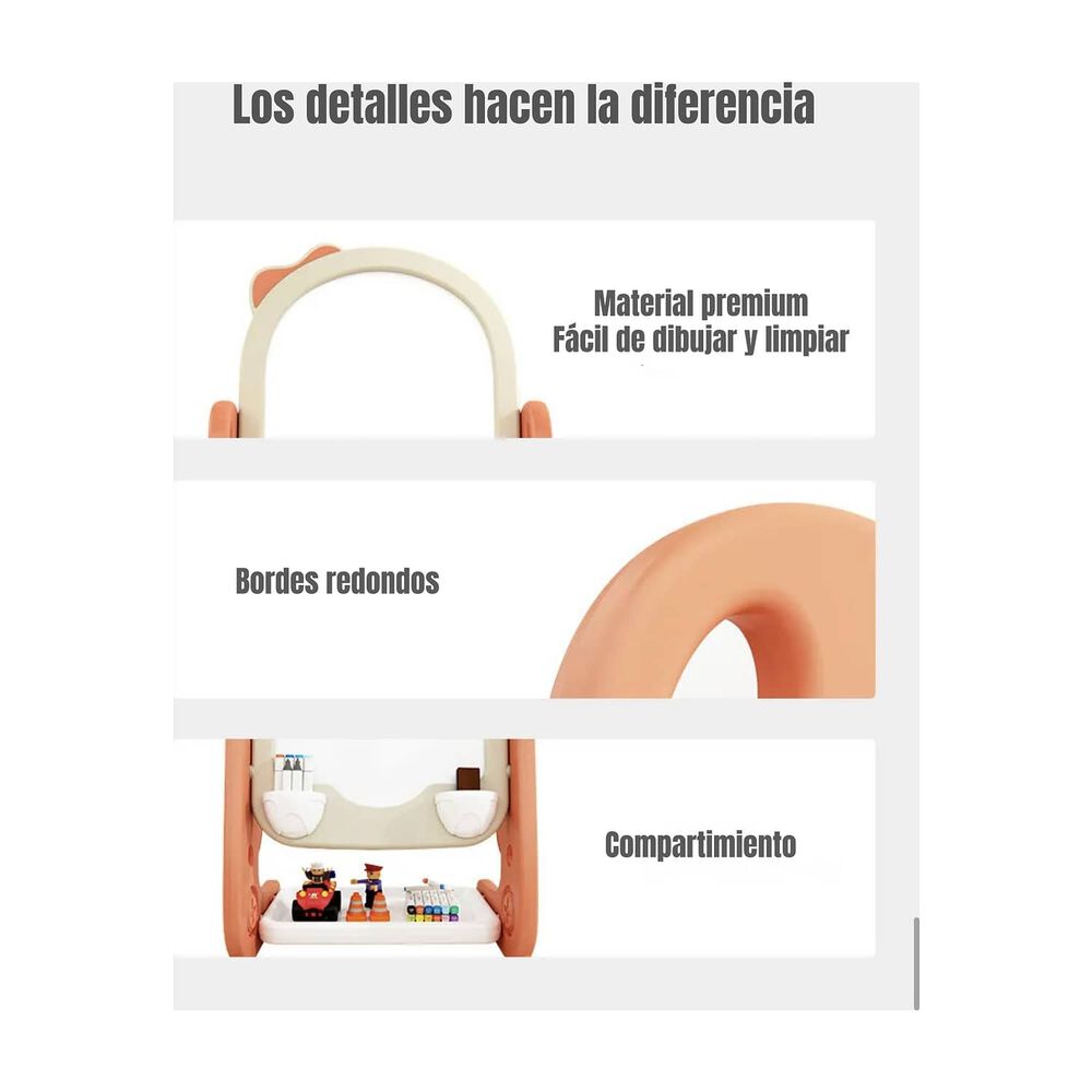 Pizarra Atril Regulable Plum&oacute;n Con Accesorios Lubabycas image number 5.0