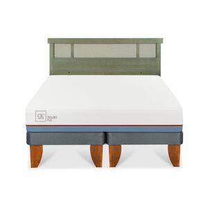 Cama Europea Cic Excellence Plus / 2 Plazas / Base Dividida + Respaldo