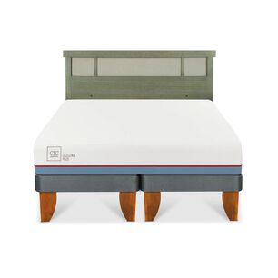 Cama Europea Cic Excellence Plus / 2 Plazas / Base Dividida + Respaldo