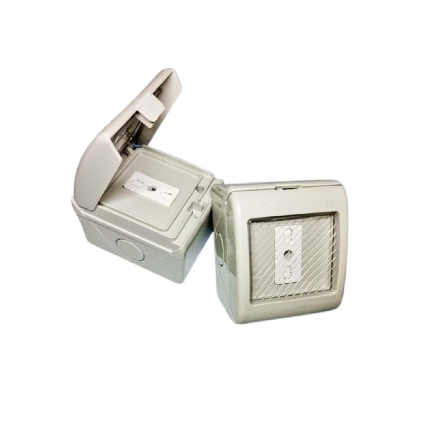 Tomacorriente Simple 10/16a Hidrobox Exterior Ip55 250v Lexo image number 2.0