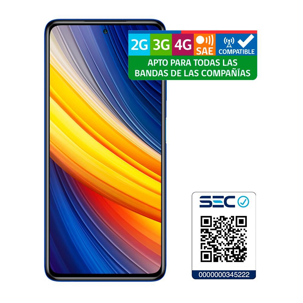 Smartphone Xiaomi Poco X3 Pro Azul / 256 Gb / Liberado image number 7.0