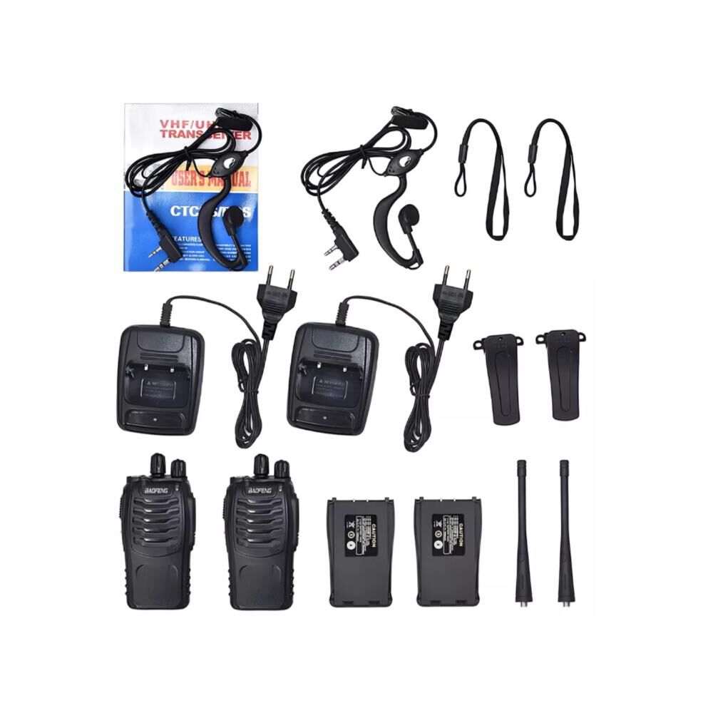 Pack 2 Radios Transmisor Walkie Talkie Frecuencia 400-470mhz image number 8.0