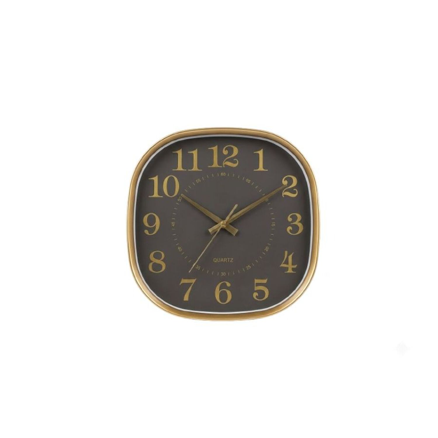 Reloj De Pared Mural Minimalista Cuadrado Anal&oacute;gico Marron image number 0.0