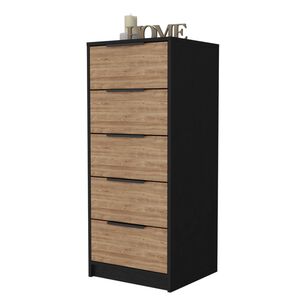 Comoda 5 Cajones Fm-002n - Negro