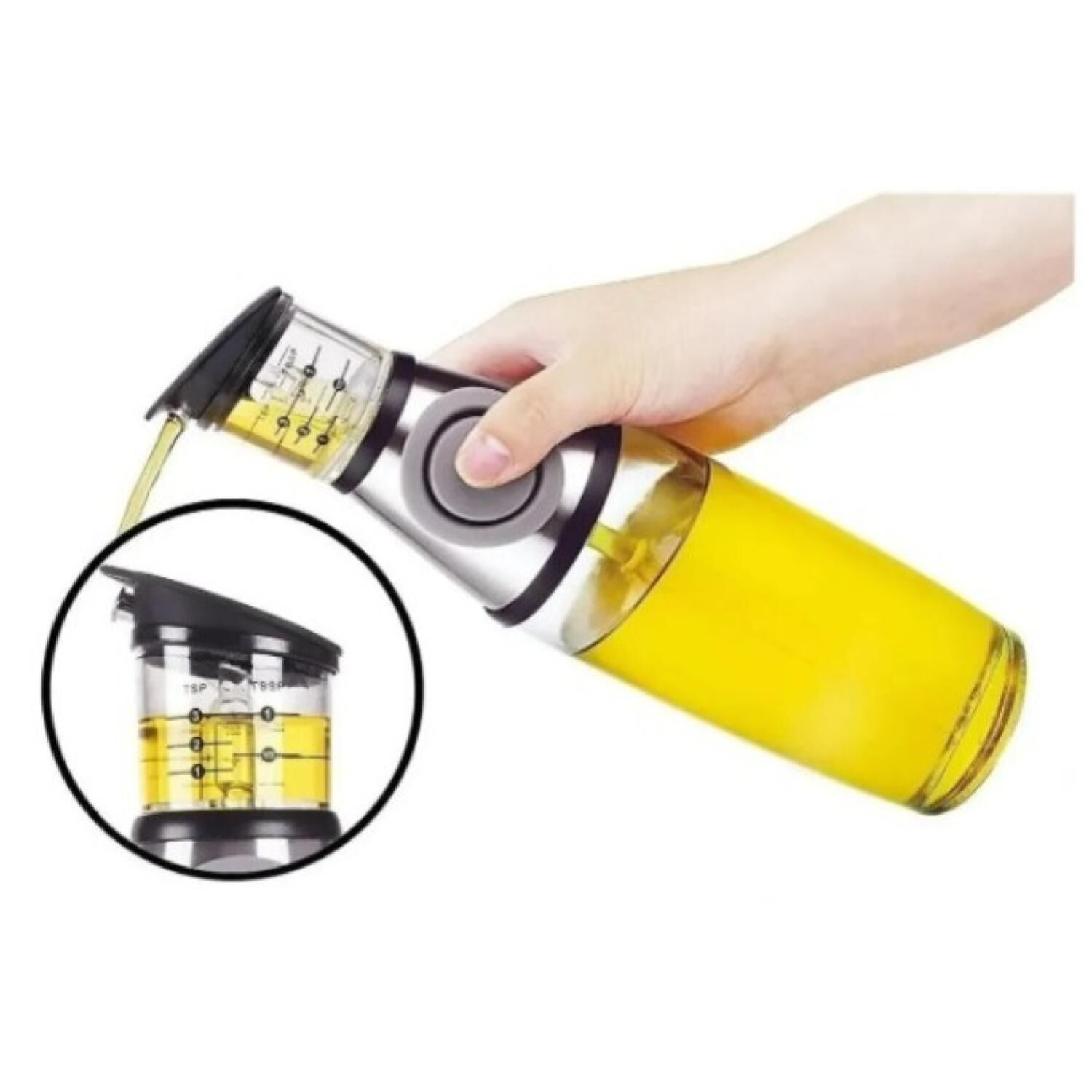 Dispensador De Aceite O Vinagre Para Cocina 500ml Vidrio image number 0.0
