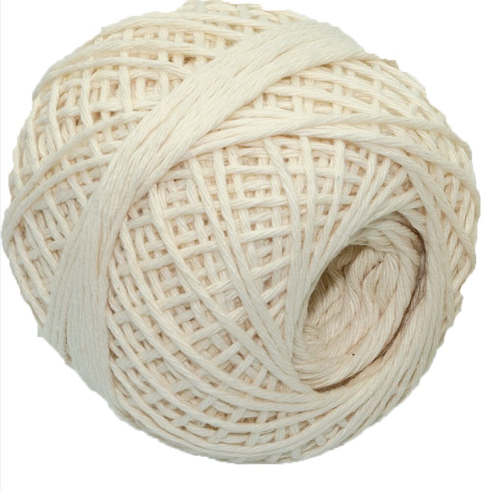 Hilo Algod&oacute;n Virgen 75gr 5 Hebras Pitilla 100% Natural Cruda image number 0.0