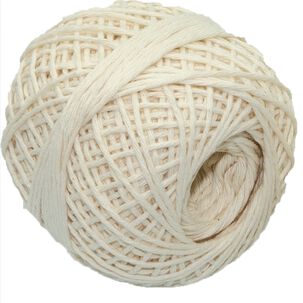 Hilo Algod&oacute;n Virgen 75gr 5 Hebras Pitilla 100% Natural Cruda