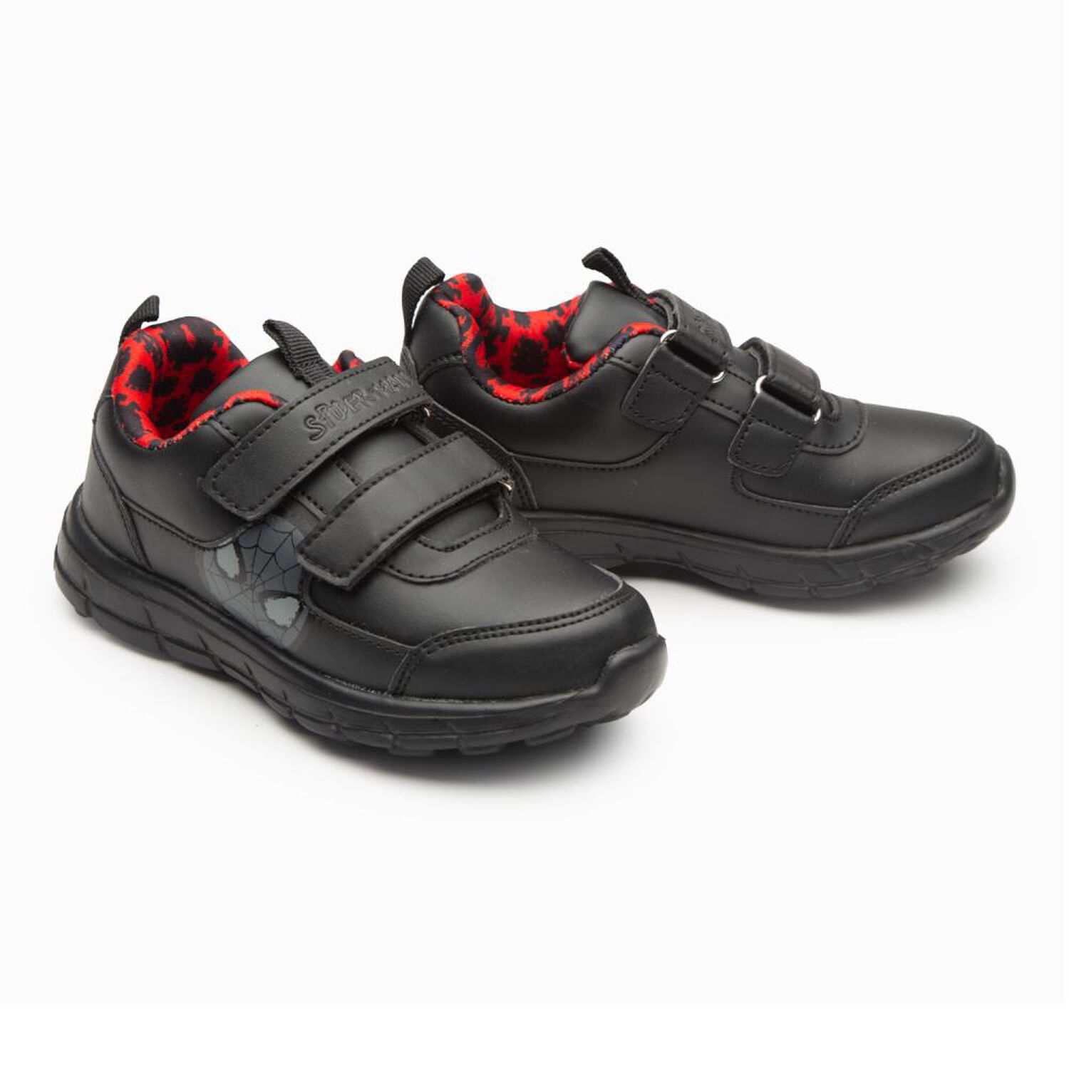 Zapatilla Escolar Ni&ntilde;o Spiderman Negro image number 1.0