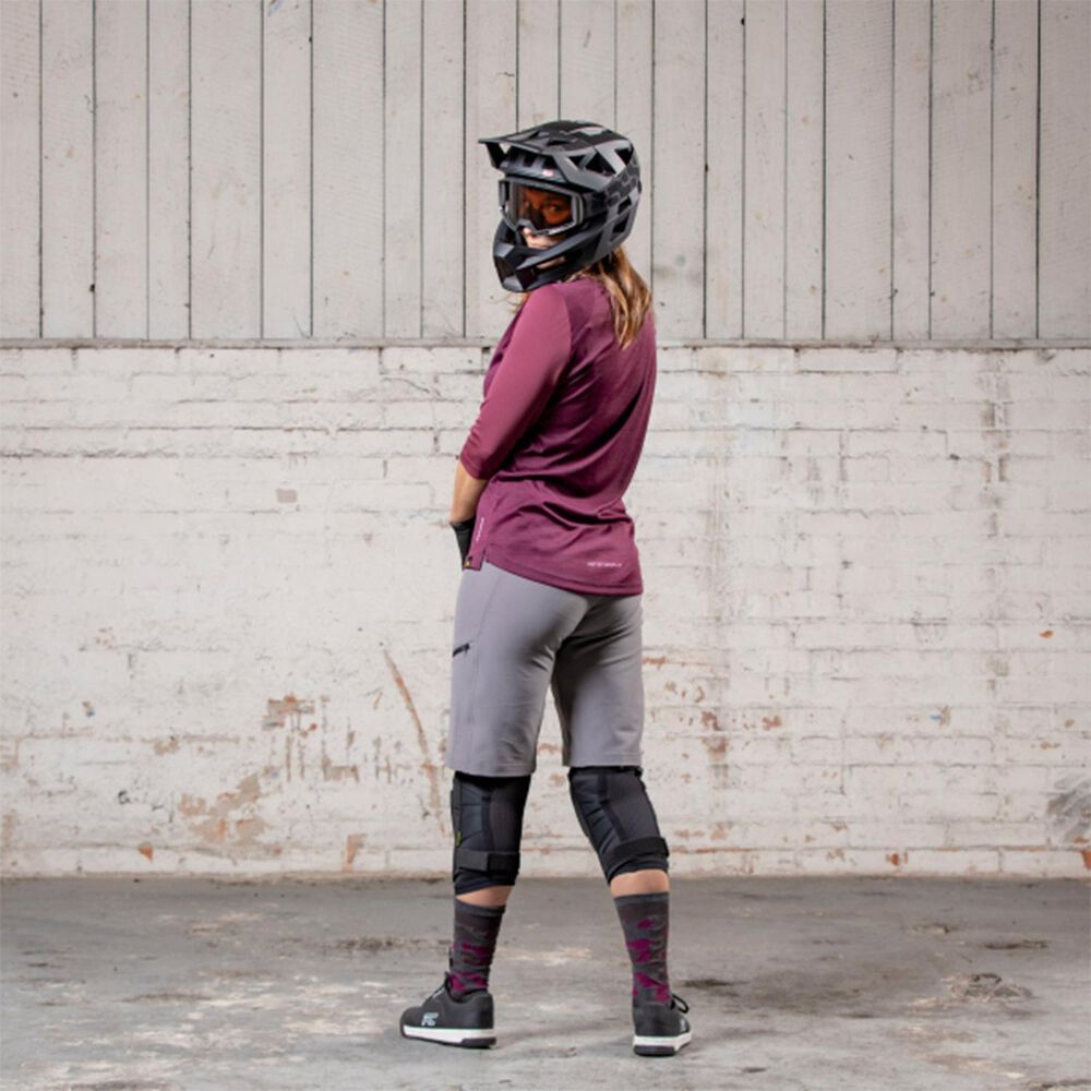 Polera Ixs Mujer Carve X Henley Raisin M image number 1.0