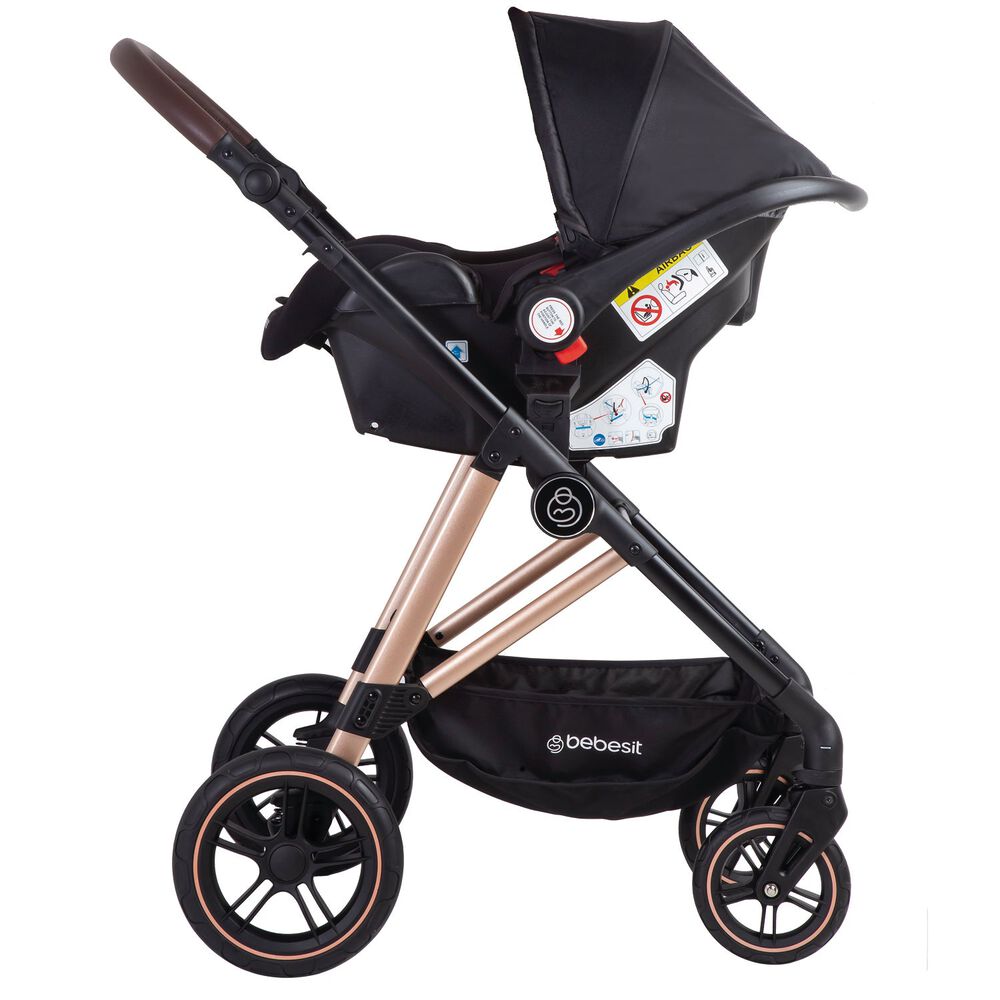 Coche Cuna Travel System Neo Negro Bebesit image number 3.0