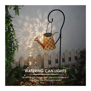 Lampara Solar De Exterior Decorativa Retro De Metal