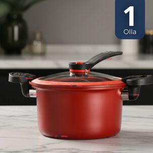 Olla De Micropresión 3.5 Litros Antiadherente Acero Inoxidable Multifuncional