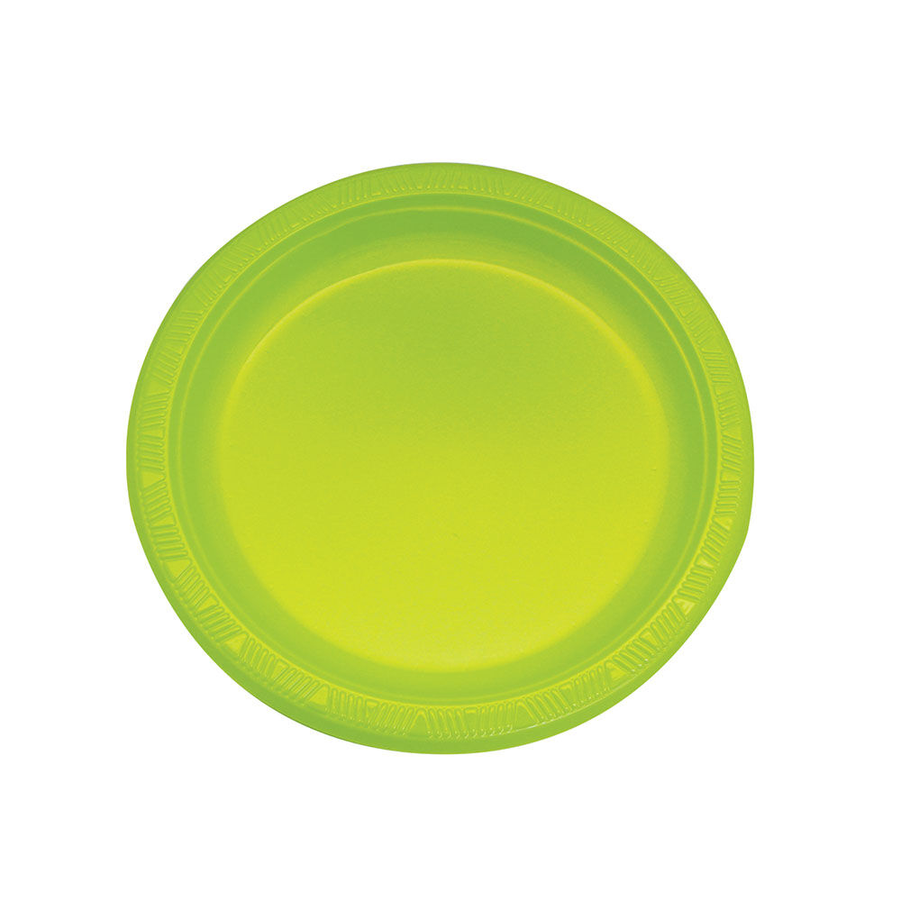Set 10 Platos 22 Cm Verde Lima Big Party image number 0.0