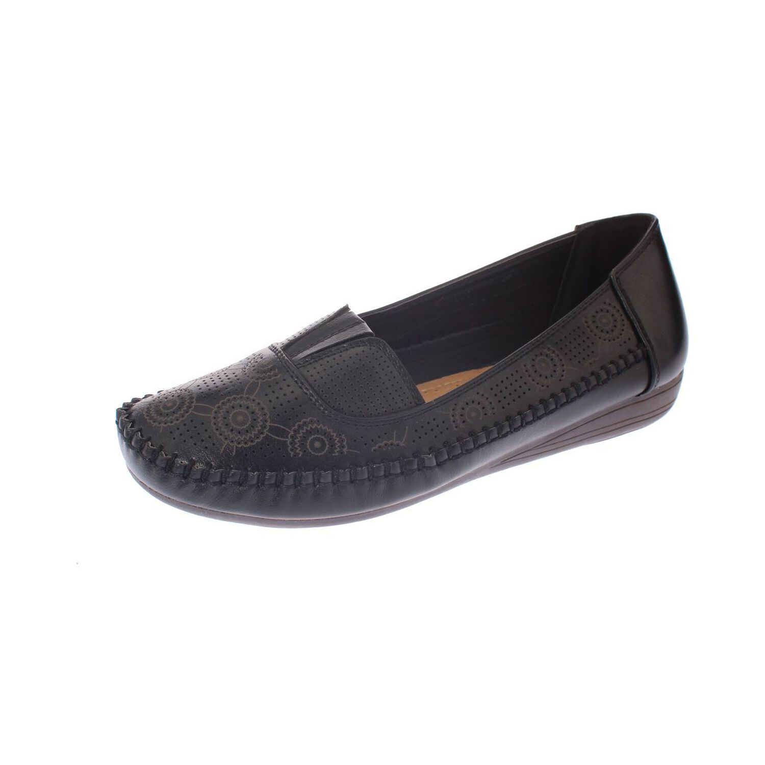 Mocas&iacute;n Negro Modelo Italiano Art. 5ask64244black image number 0.0