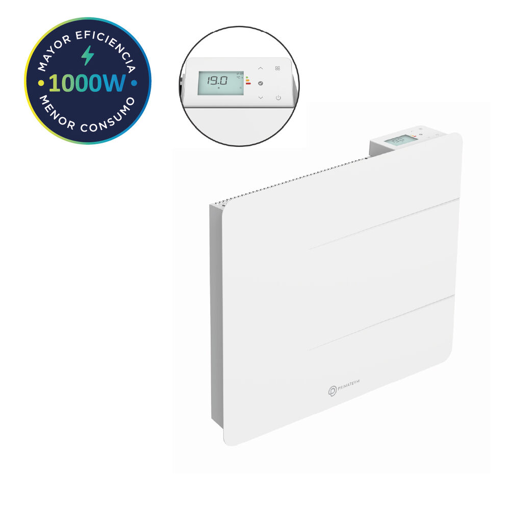 Estufa Radiador Calefactor &Oacute;nix Cer&aacute;mico Wifi Blanco 1000w Primaterm image number 2.0
