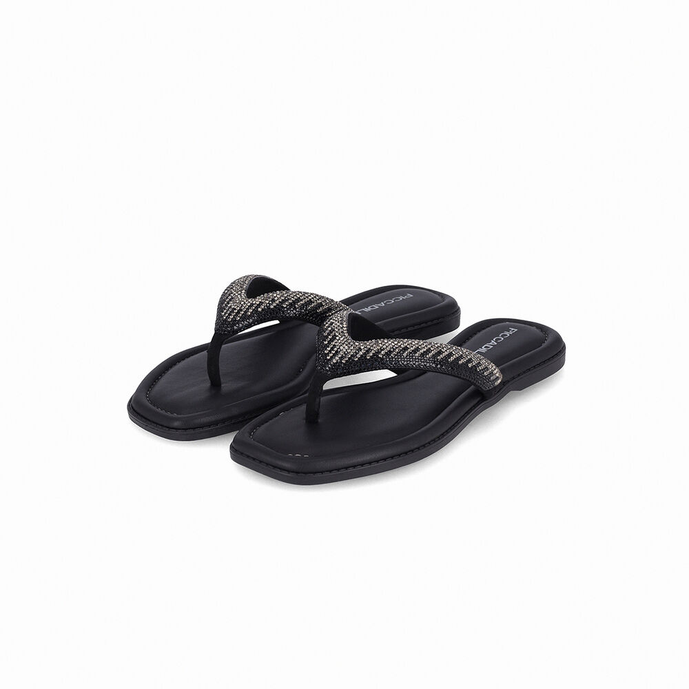 Sandalia Mujer Negro/strass Gabi Piccadilly image number 1.0