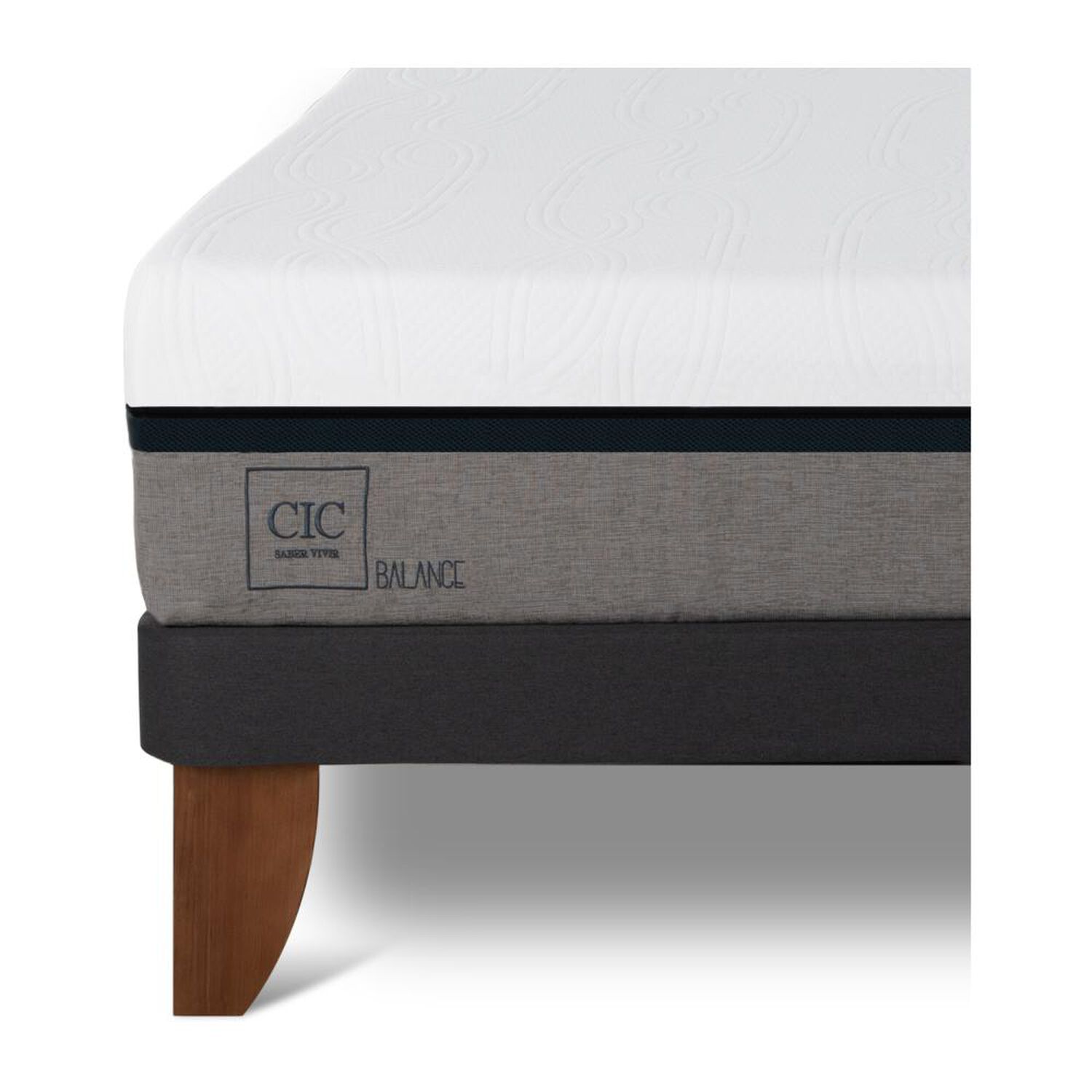 Cama Europea Cic Balance / 2 Plazas / Base Dividida + Respaldo image number 7.0