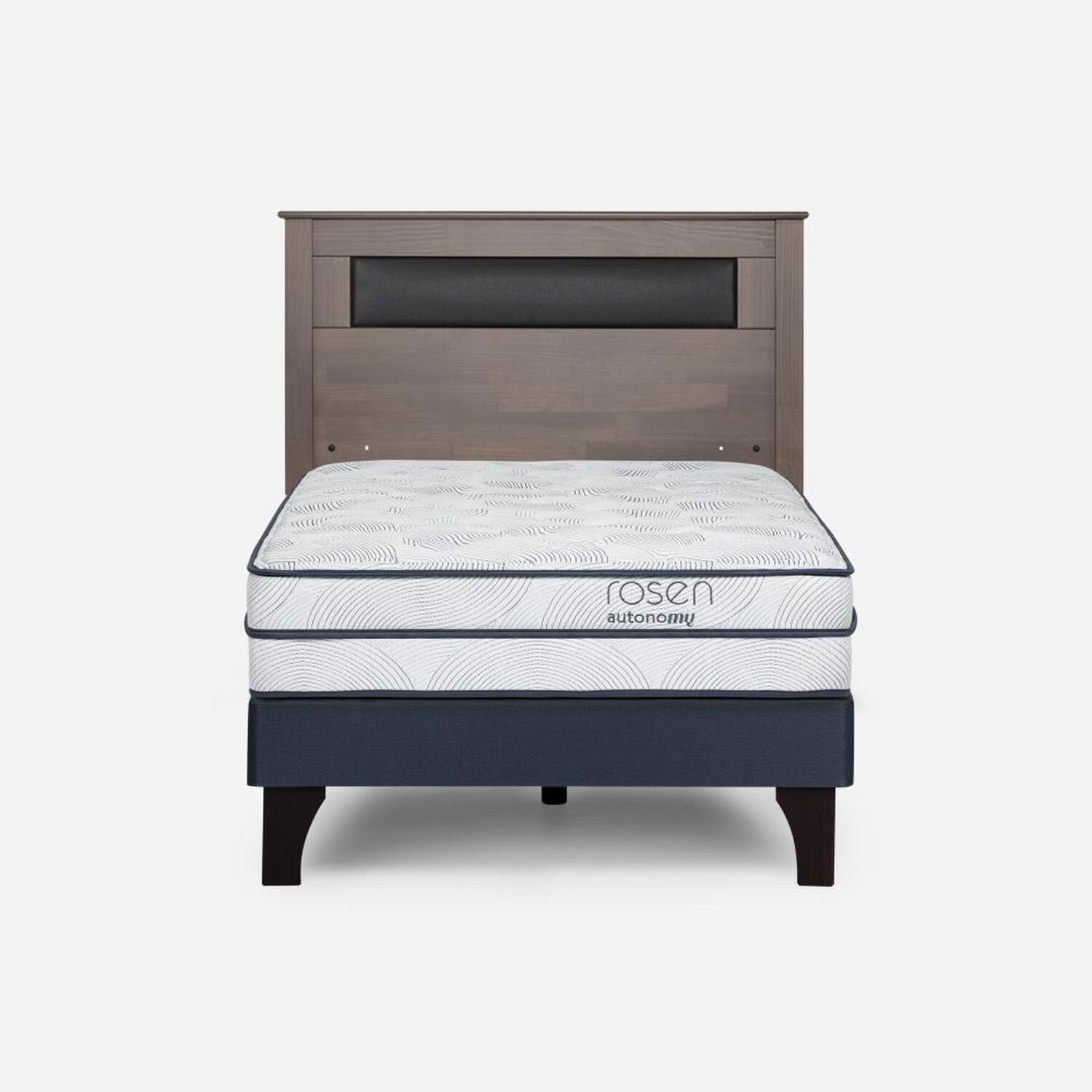 Cama Europea Rosen Autonomy Sky / 1.5 Plazas / Base Normal + Respaldo image number 0.0