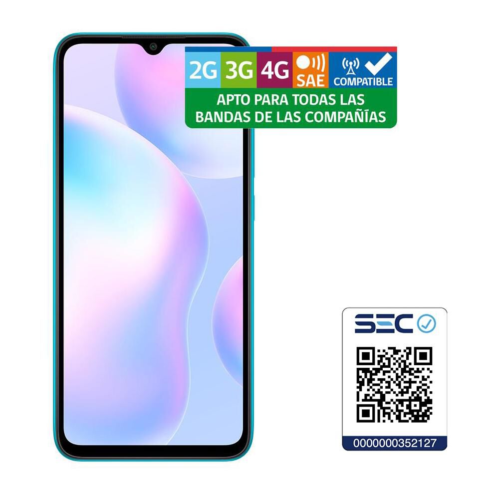 Smartphone Xiaomi Redmi 9a Eu Peacock Green / 32 Gb / Liberado image number 10.0