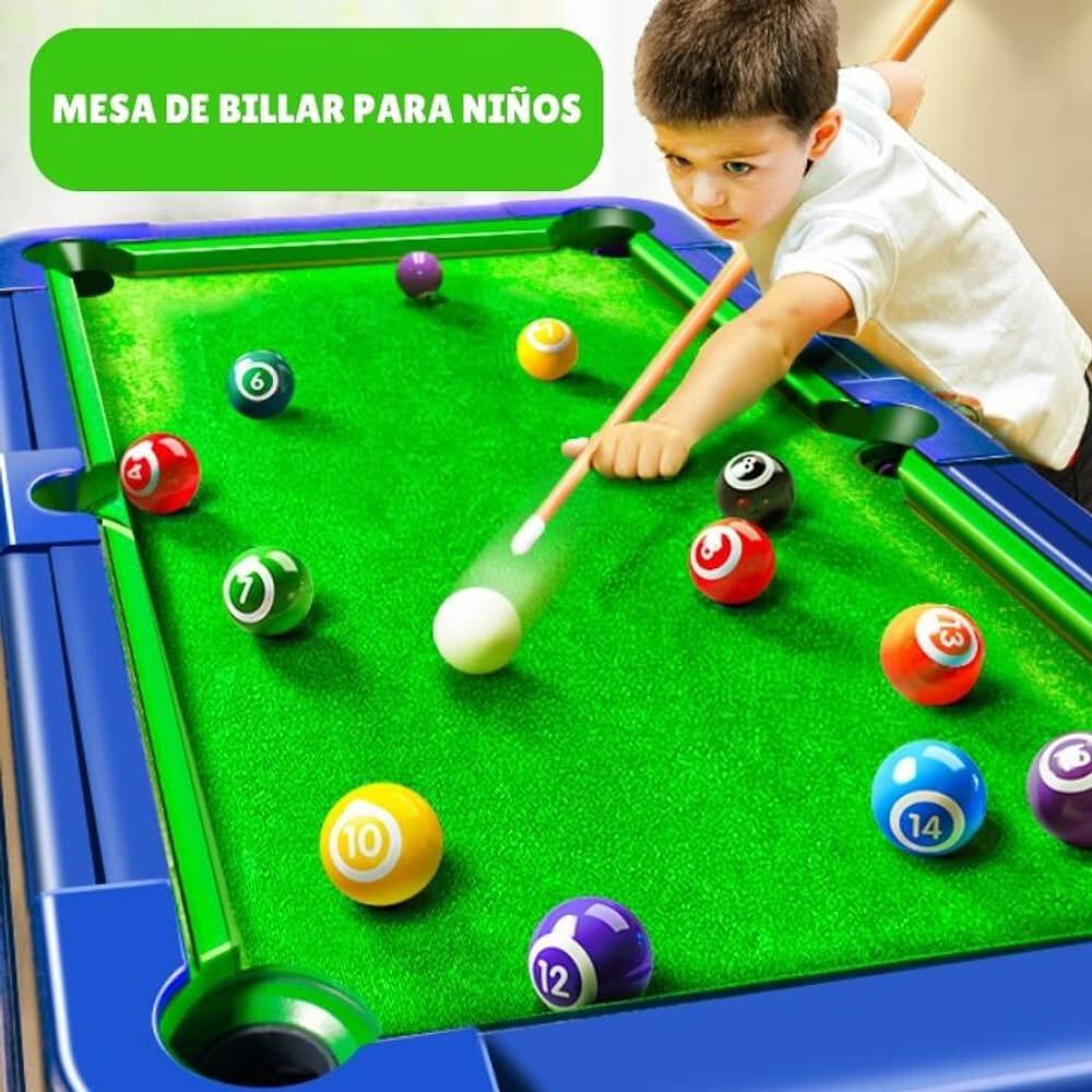 Mesa De Pool Para Ni&ntilde;os Mini Billar De Juguete image number 4.0