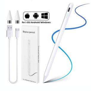 L&aacute;piz Touch Para Pantallas Android E Ios Stylus Profesional Recargable