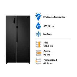 Refrigerador Side by Side LG GS51MPD.AHBPECL / No Frost / 509 Litros / A+