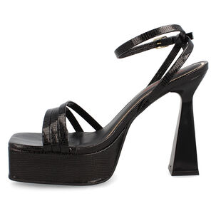 Sandalia Mujer Bata Loto Negro