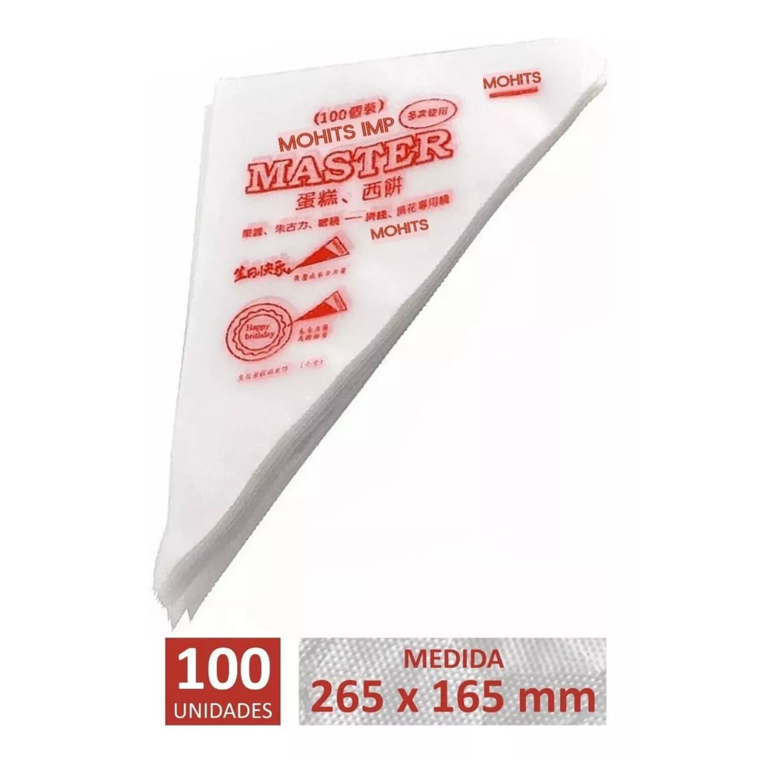 Set 100 Mangas Desechables Para Reposteria 28 Cm image number 1.0