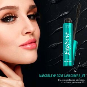 M&aacute;scara De Pesta&ntilde;a Explosive Lash Curve & Lift Waterproof Petrizzio