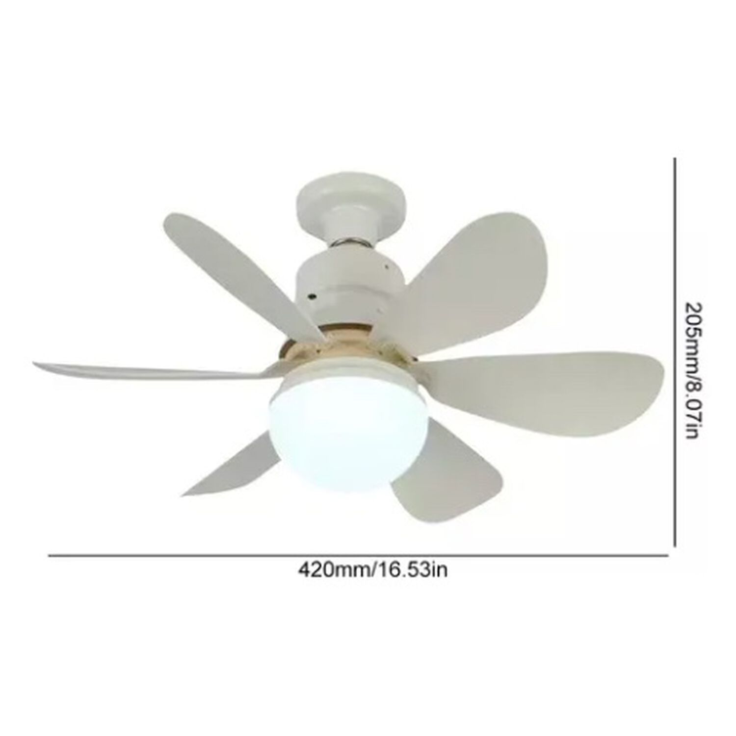 Lukito Lampara Ventilador De Techo image number 2.0